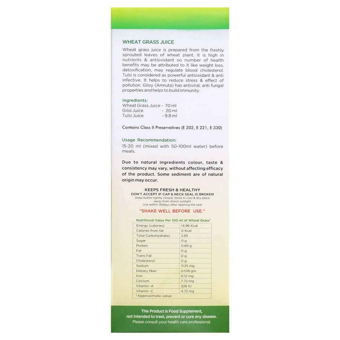 Baidyanath Jhansi Wheat Grass Juice