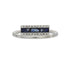 Genuine .63ct Diamond Sapphire Ring 14KT White Gold by Bids.com