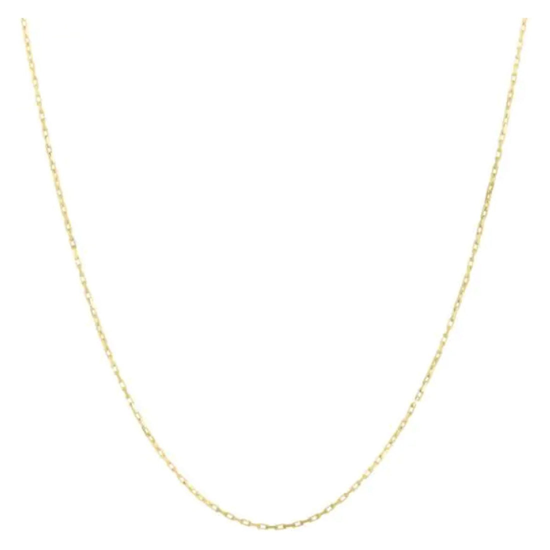 14k Yellow Gold French Cable Chain (1.30 mm) by Bids.com