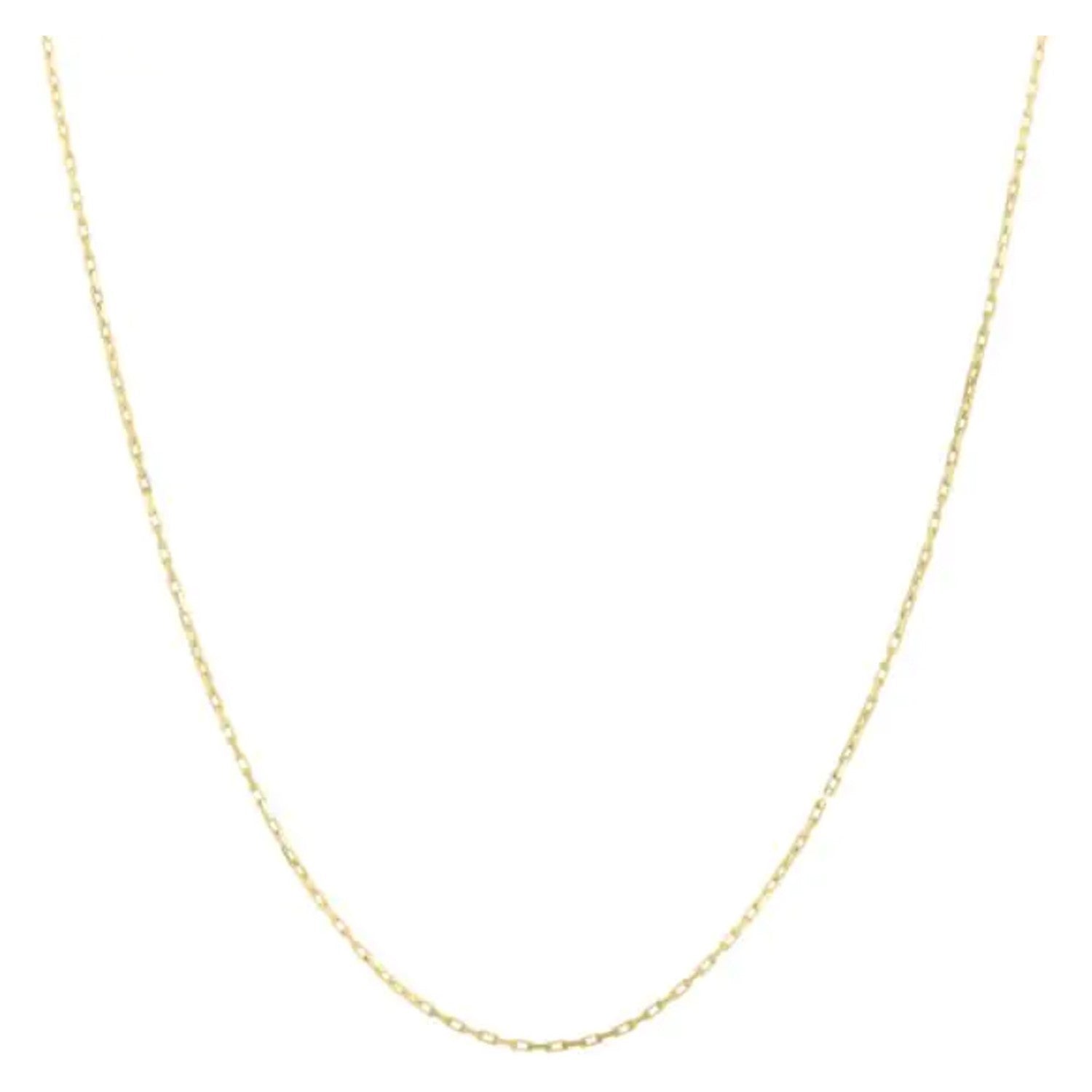 14k Yellow Gold French Cable Chain (1.30 mm) by Bids.com