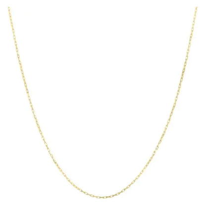 14k Yellow Gold French Cable Chain (1.30 mm) by Bids.com