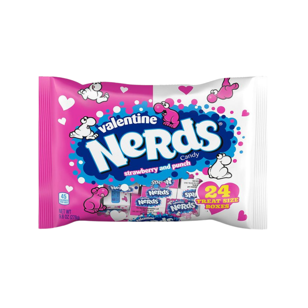 Nerds Valentine To-From Minibox Candy Exchange Pack (24ct) by Farmacias Savia