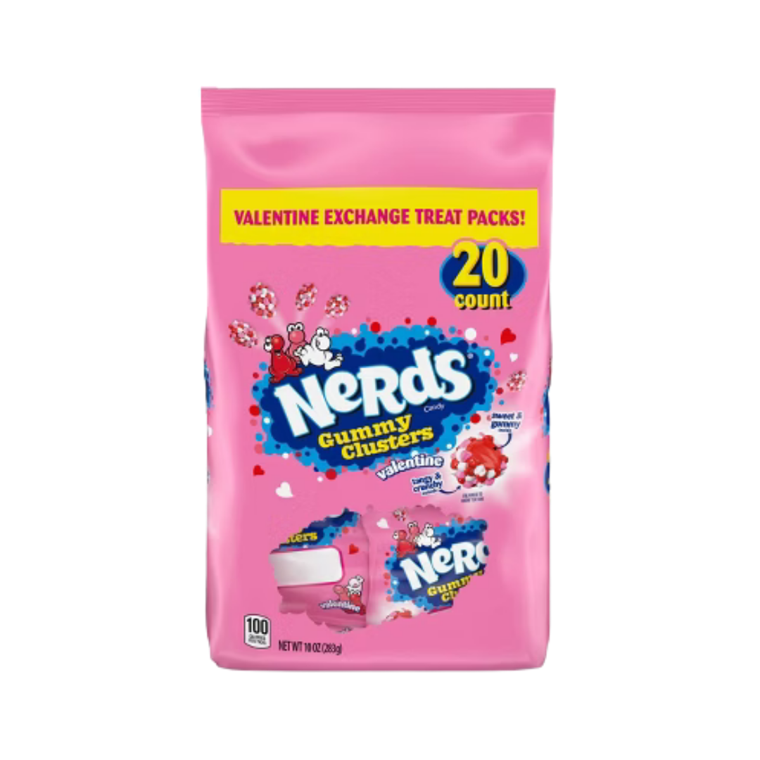 Nerds Gummy Clusters Valentine Exchange Treat Packs (20ct) by Farmacias Savia