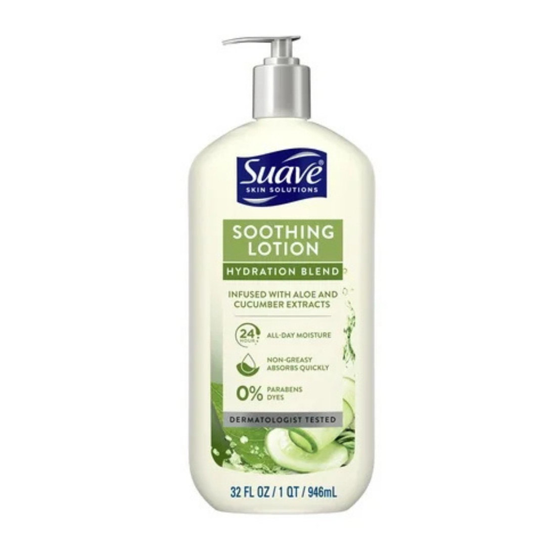 Suave Skin Solutions Smoothing with Cocoa Butter &amp; Shea Lotion (32oz) by Farmacias Savia