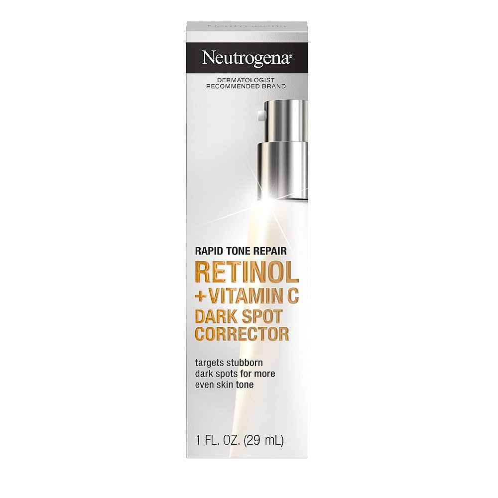 Neutrogena Rapid Tone Repair Retinol + Vitamin C Dark Spot Corrector Face Serum - 1 Oz