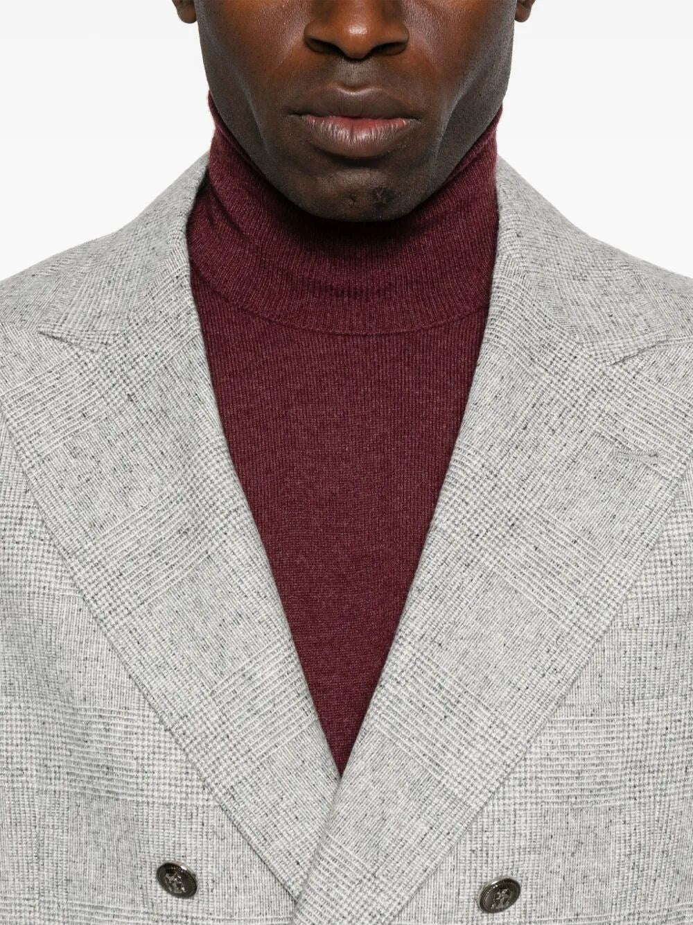 Brunello Cucinelli Men Cashmere Turtle-Neck Sweater by Luosophy