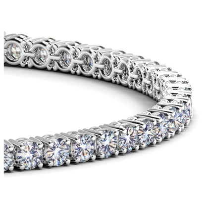 Lab Grown Round Diamond Tennis Bracelet in 14k White Gold (6 cctw F/G VS2/SI1) by Bids.com