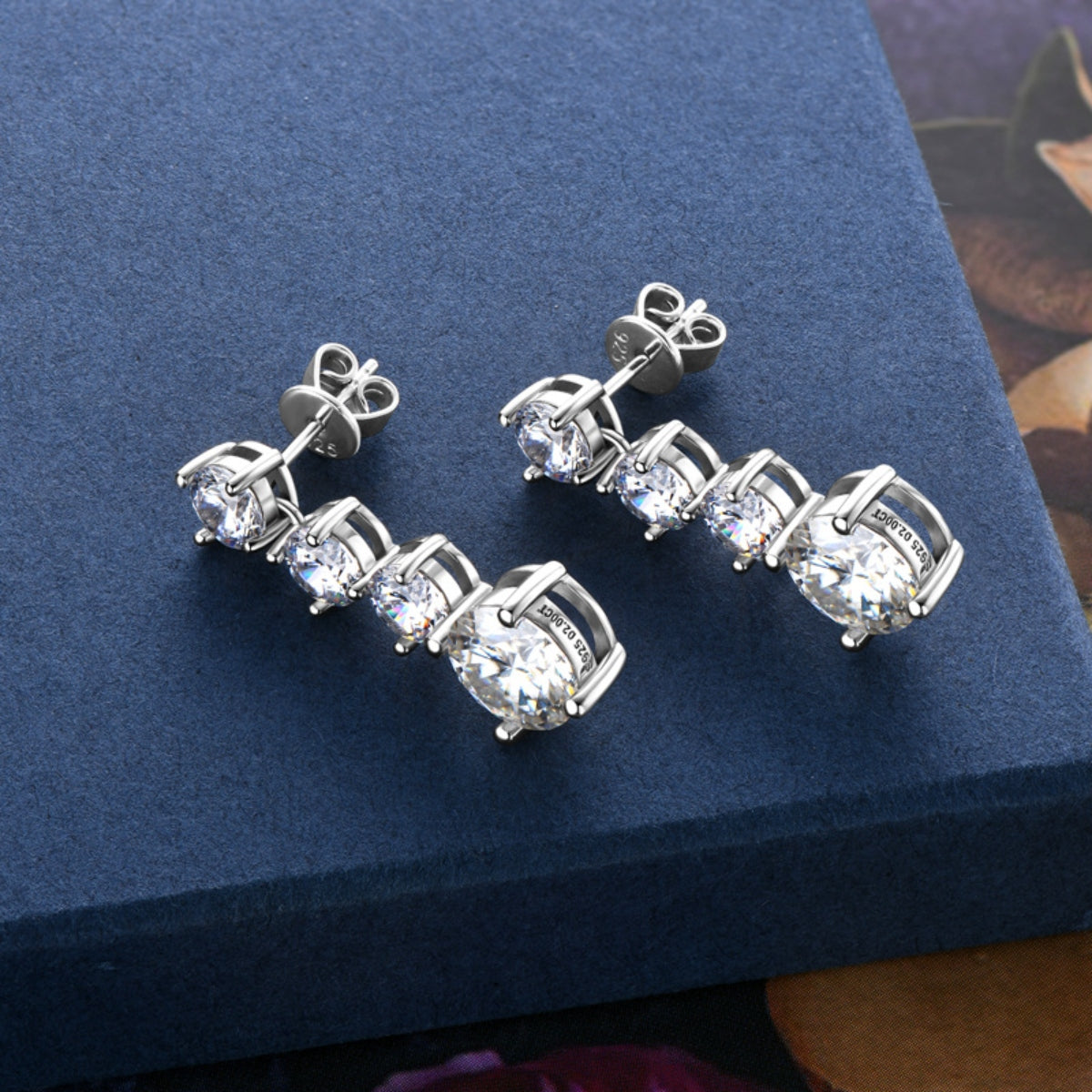 4 Carat Sparkala™ Pure Sterling Silver Earrings - DestGlow