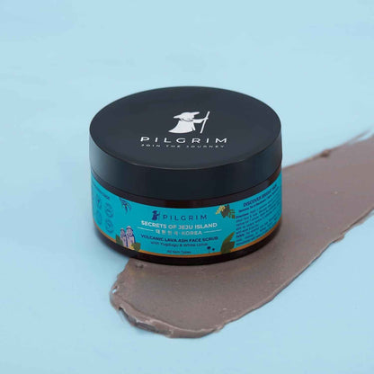 Pilgrim Face Scrub with Yugdugu &amp; White Lotus, For Glowing Skin &amp; Blackhead Removal, Dry, Oily Combination Skin