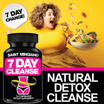 7 Day Cleanse Program | Colon Detox with Natural Laxative for Constipation &amp; Bloating