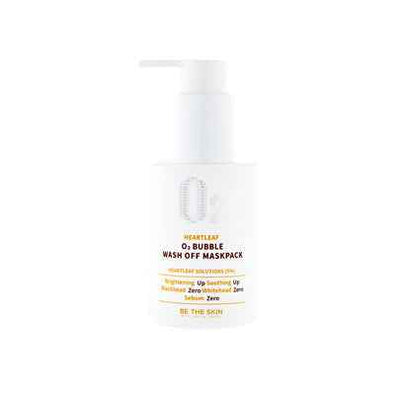 Be The Skin Heartleaf O2 Bubble Wash Off Mask Pack