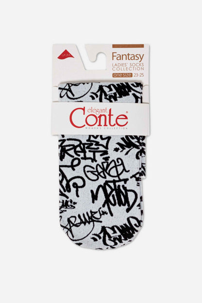 Socks Conte Fantasy - Graffiti Pattern