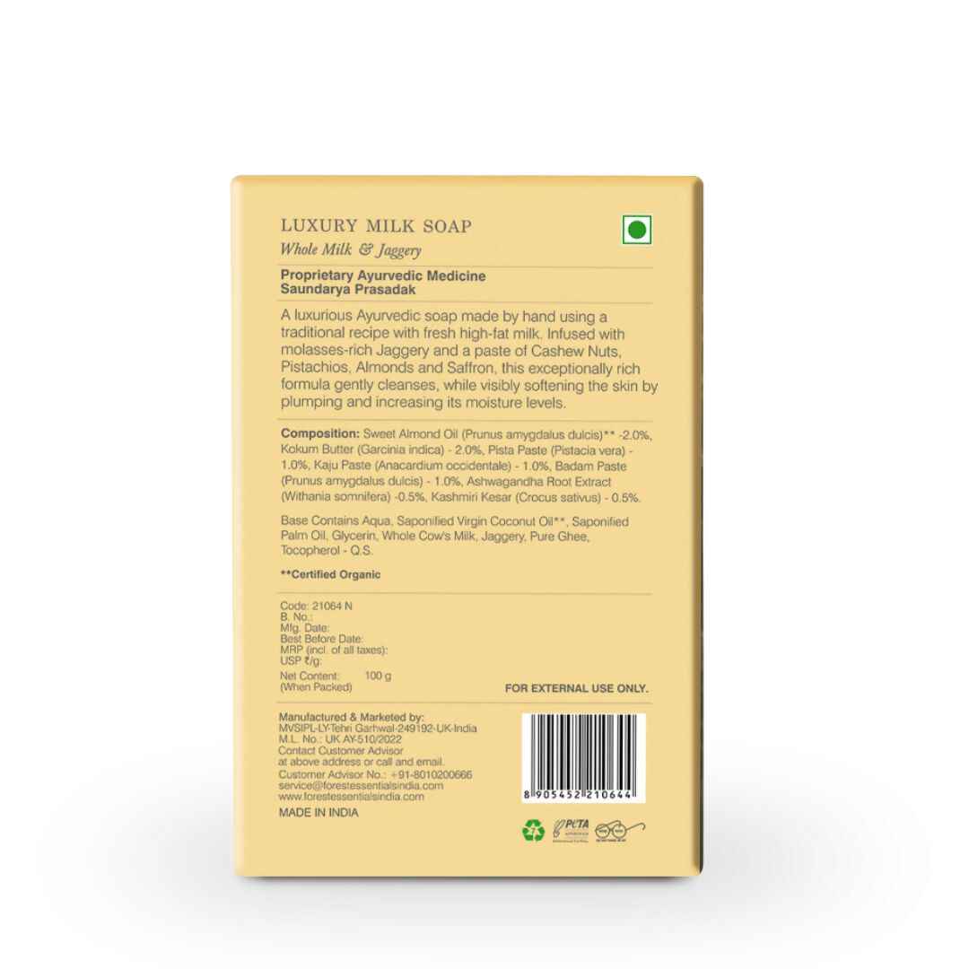 Forest Essentials Whole Milk &amp; Jaggery Soap