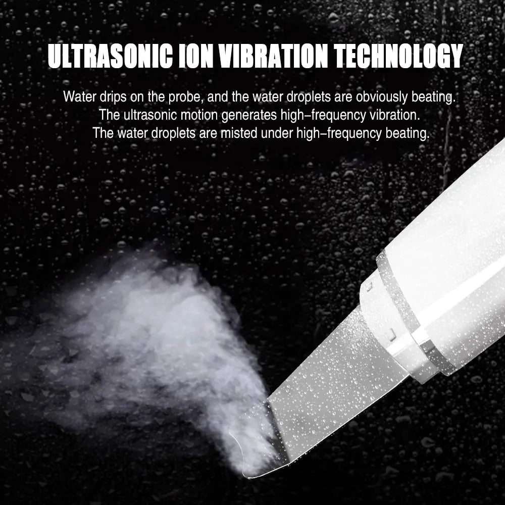 Ultrasonic Skin Scrubber - Deep Pore Cleansing & Exfoliation Device for Clear, Radiant Skin - DestGlow