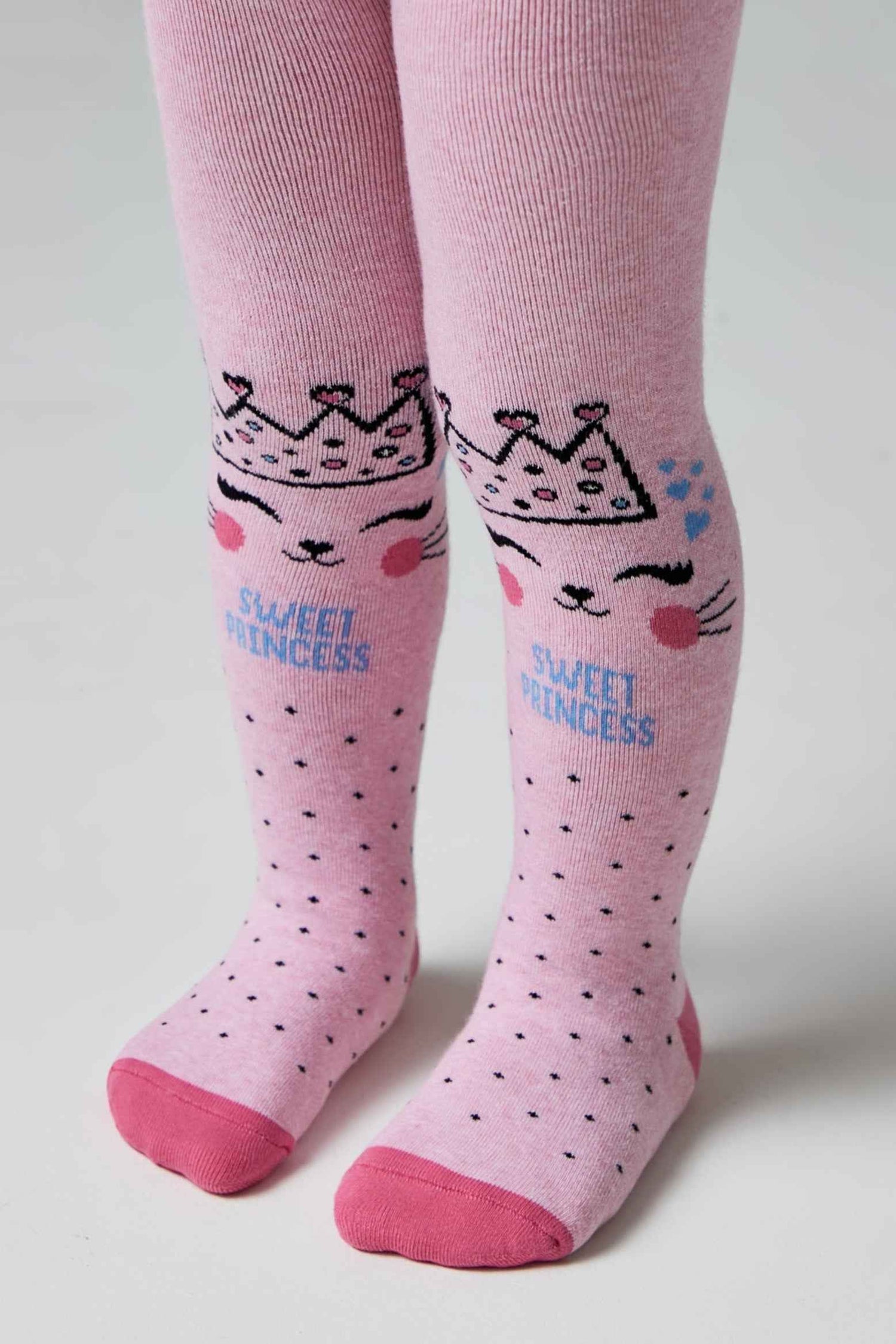 Conte-Kids Cotton Terry Tights - Sof-Tiki 524 - leggings