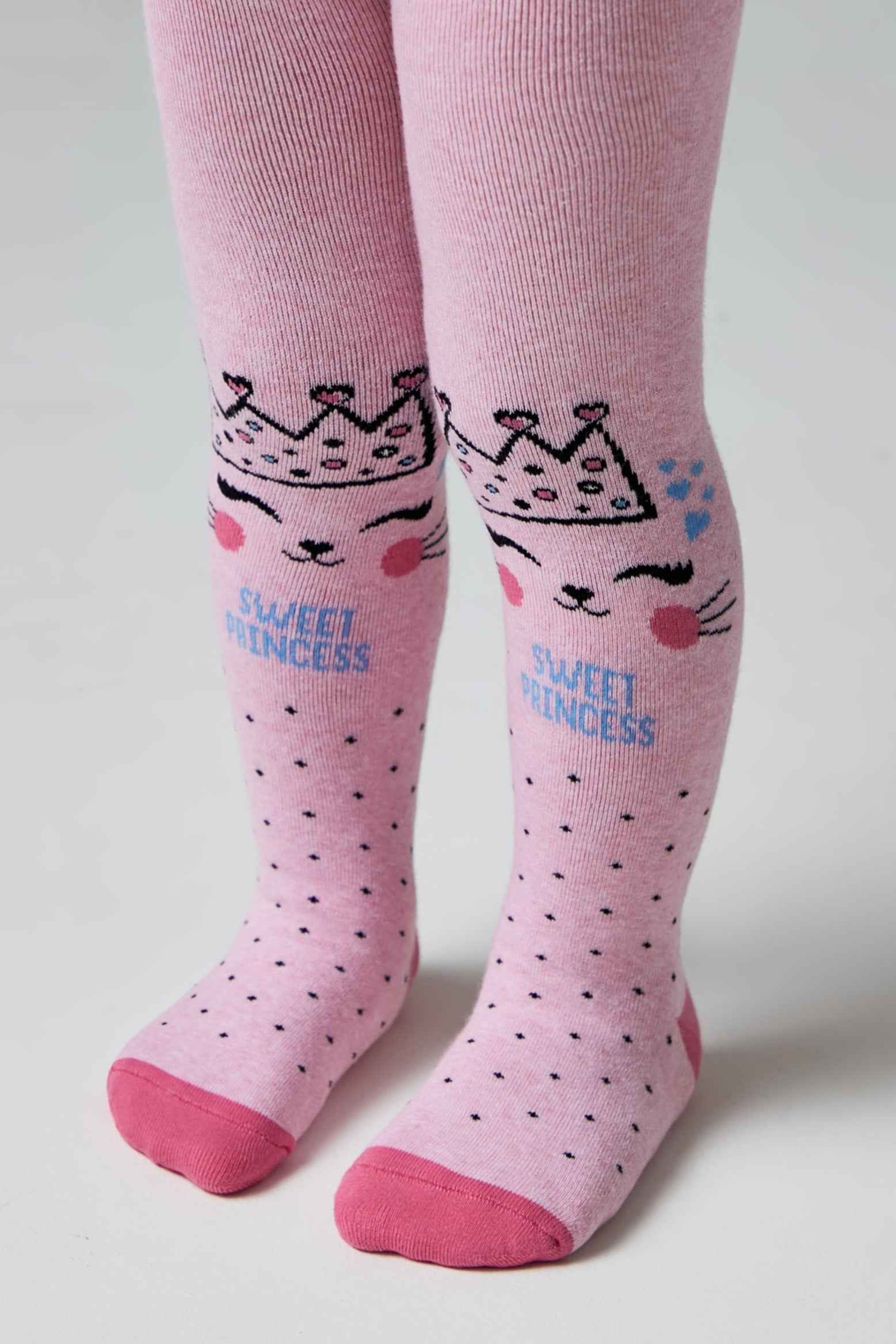 Conte-Kids Cotton Terry Tights - Sof-Tiki 524 - leggings