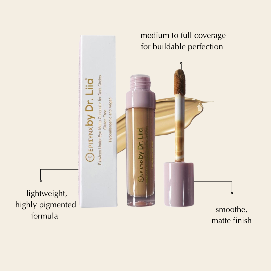 Flawless Matte Concealer – Vegan, Gluten-Free, Full Coverage &amp; Long-Wearing by EpiLynx