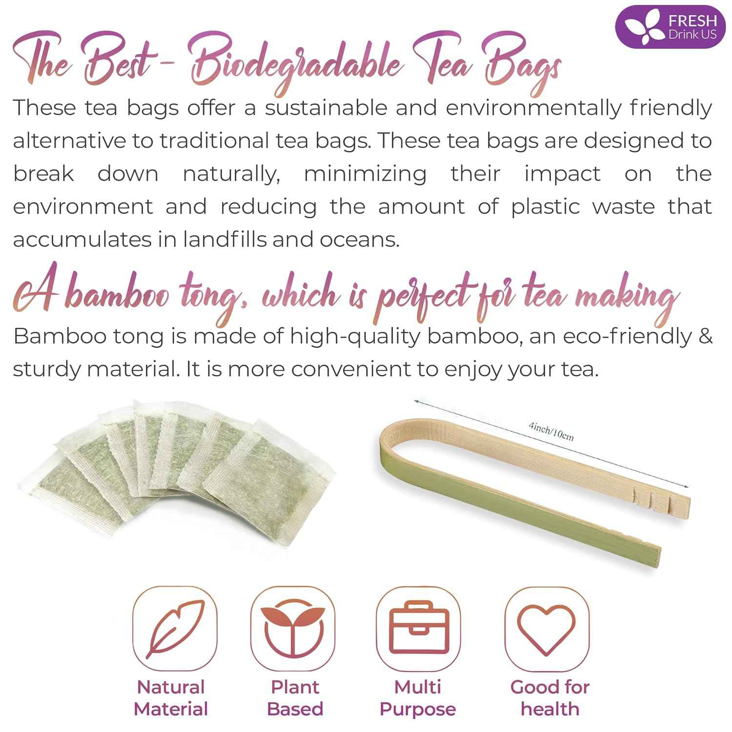 Premium Ginger Tulsi Tea Bags | Hand-made Blend of Ginger and Tulsi Holy Basil Leaves