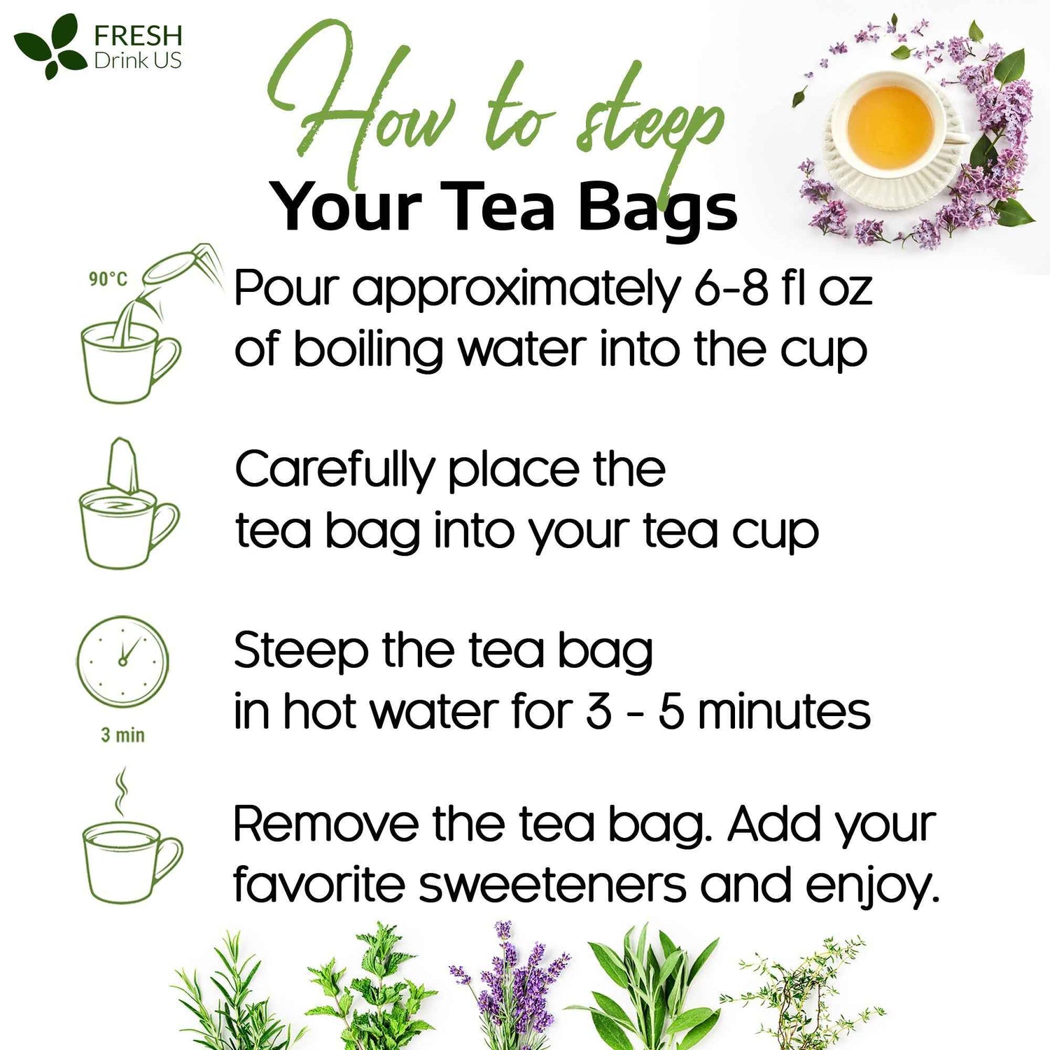 Dandelion Root Tea Bags, 100% Natural &amp; Pure from Dandelion Root, Eco-Conscious Tea Bags, Dandelion Root Herbal Tea. Dandelion Root Tea. No Sugar, No Caffeine, No Gluten, Vegan.