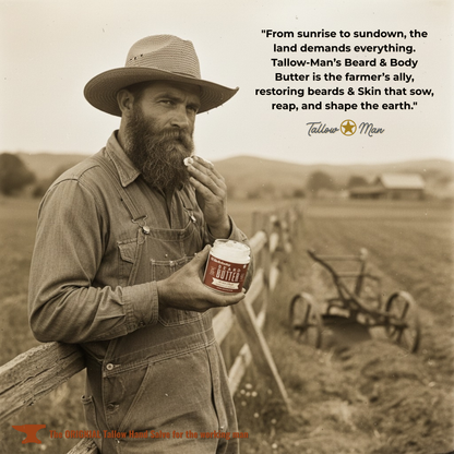 Tallow Man Beard Butter 9oz Trio – Men&