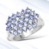 2.03 Carat Genuine Tanzanite .925 Sterling Silver Ring by Bids.com