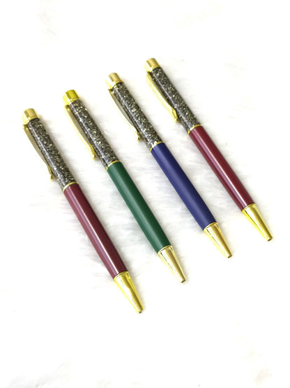 Pyrite Crystal Pen, Manifestation Pen, Healing Pen.  DestGlow