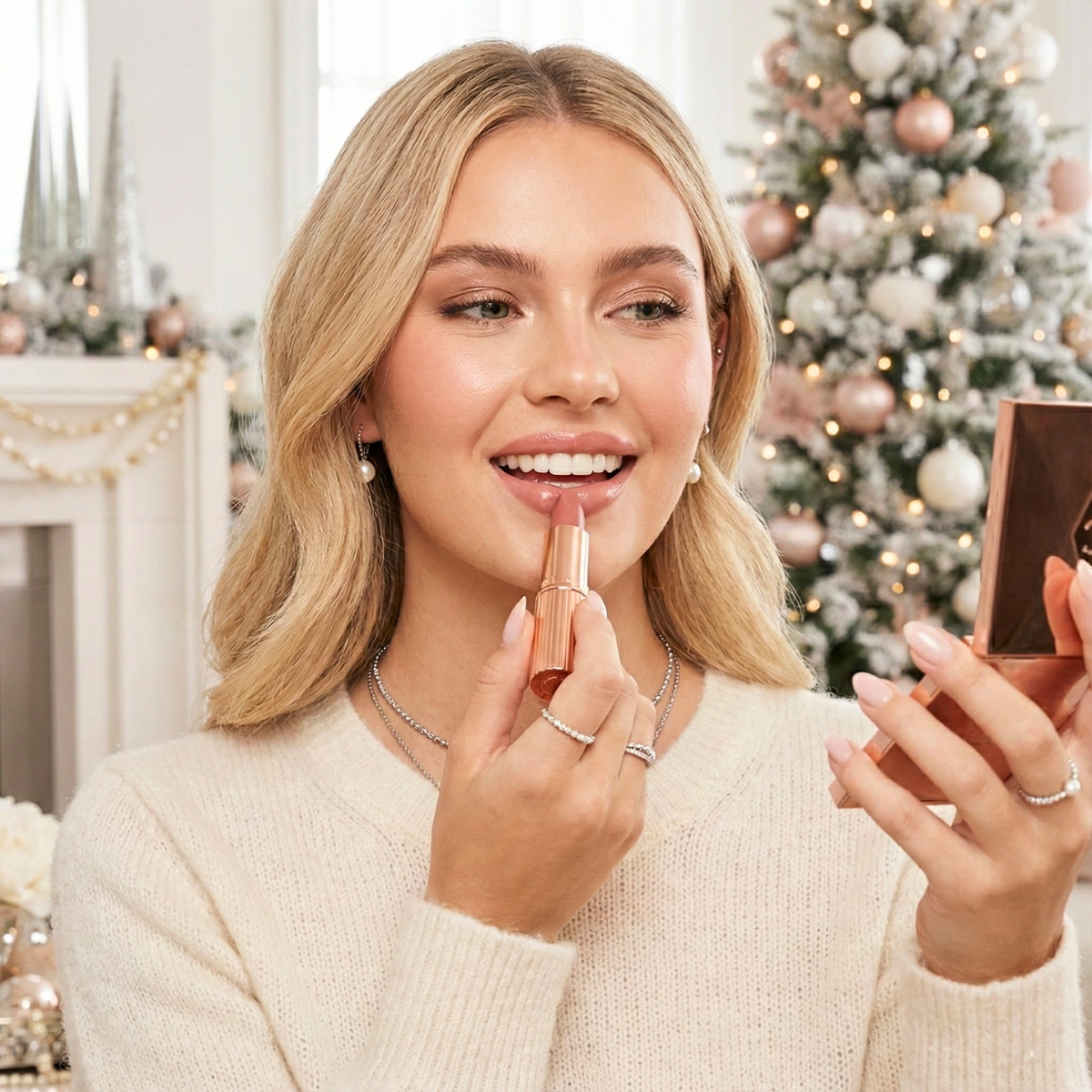 Charlotte Tilbury Pillow Talk Iconic Lip and Cheek Secrets - Pillow Talk by Nava Beauty