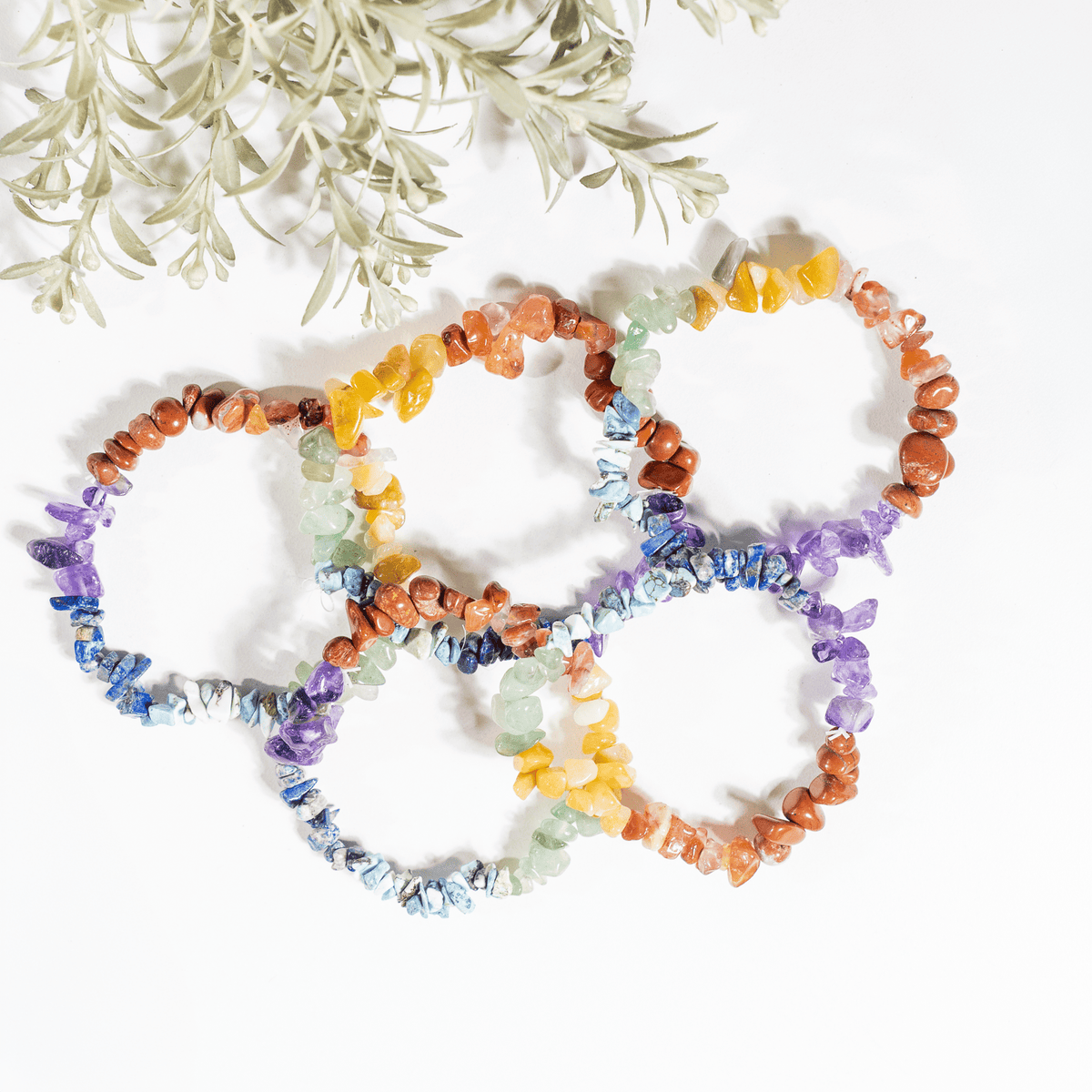 7 Chakra Chip Bracelet  DestGlow