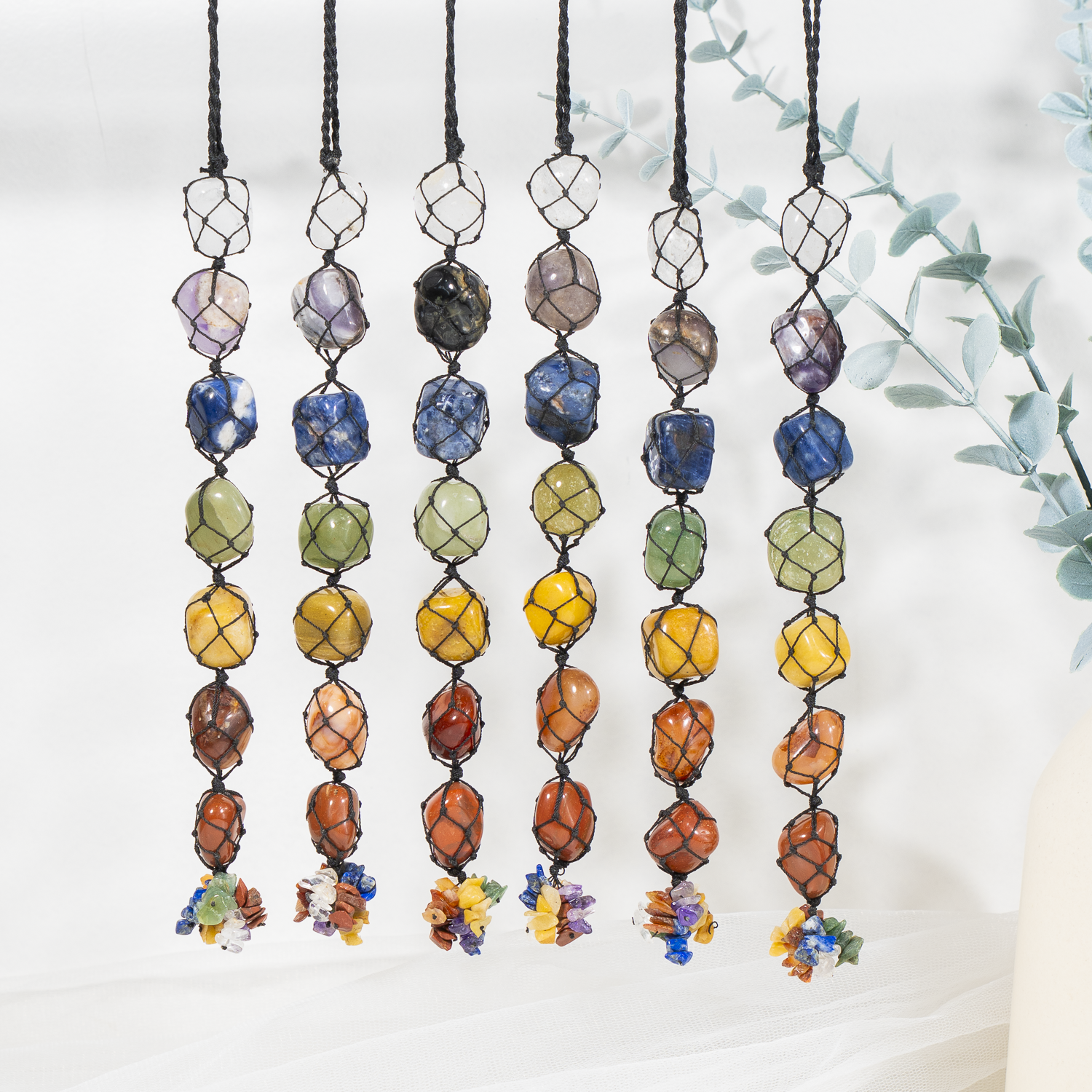 7 Chakra Crystal Hanger, Car Accessories