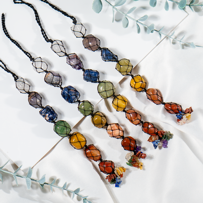 7 Chakra Crystal Hanger, Car Accessories
