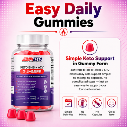 JUMP!KETO BHB + ACV Gummies by RevitMe - Supplements Store