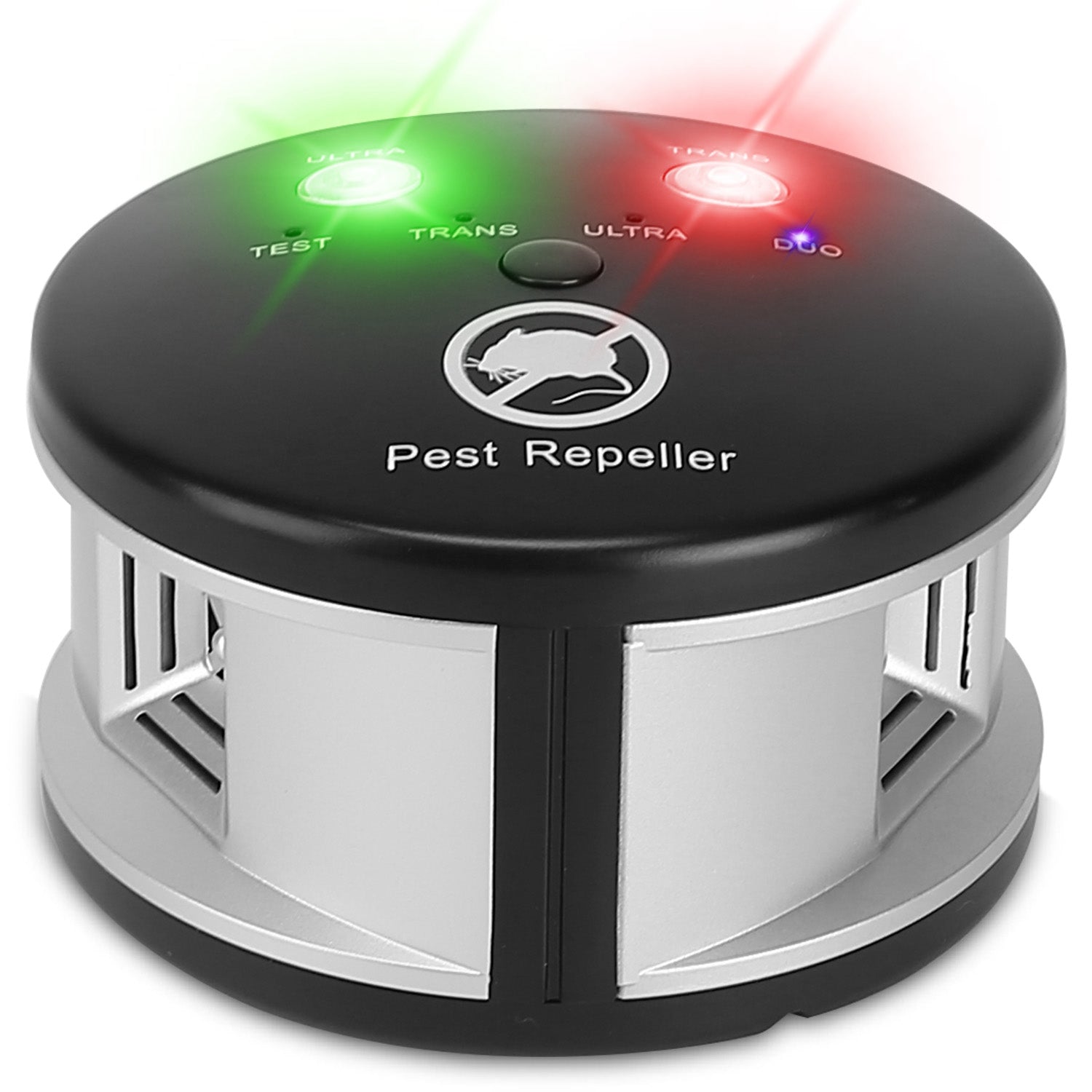 360° Ultrasonic Pest Repeller Electronic Plug-in Pest Control Mouse Chaser Blocker Repellent Deterrent with Pressure Wave &amp; Ultrasonic Sound for Indoo
