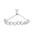 .925 Sterling Silver 1/10 Cttw Diamond Heart Link Bolo Bracelet (I-J Color, I2-I3 Clarity) by Bids.com