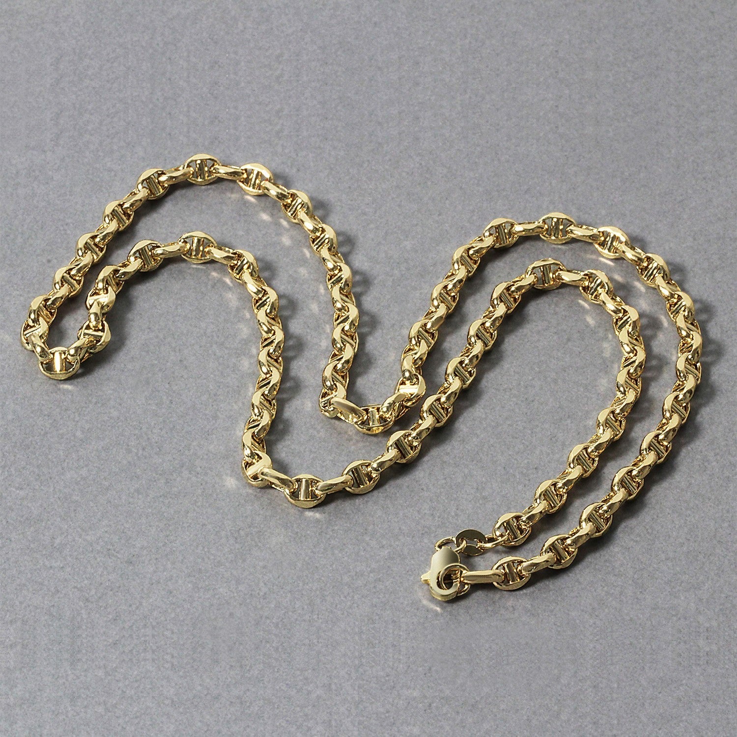 4.5mm 14k Yellow Gold Anchor Chain by Bids.com