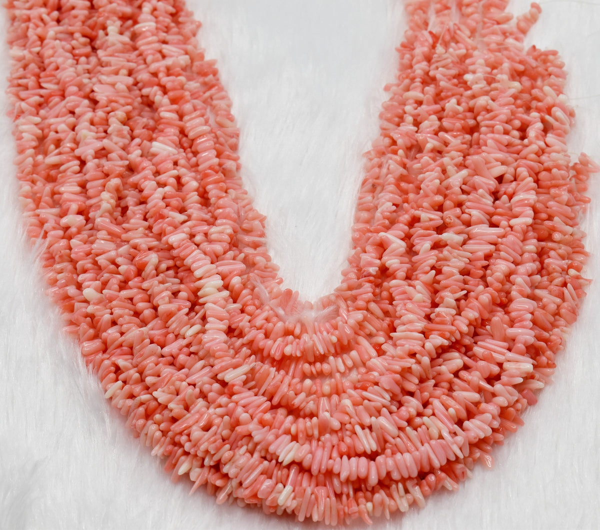 Uncut Raw Pink Opal Crystal Chip Beads for Necklace (Sleep and Stress Relief)  DestGlow