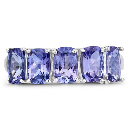 2.65 Carat Genuine Tanzanite .925 Sterling Silver Ring by Bids.com