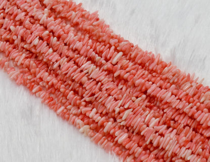 Uncut Raw Pink Opal Crystal Chip Beads for Necklace (Sleep and Stress Relief)  DestGlow