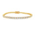 Natural 5.50ct Diamond Tennis Bracelet 18KT Yellow Gold by Bids.com