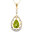 Peridot Diamond Fashion Pendants 14KT Yellow Gold by Bids.com