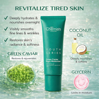 Green Caviar Night Moisturiser 50ml by skinChemists US