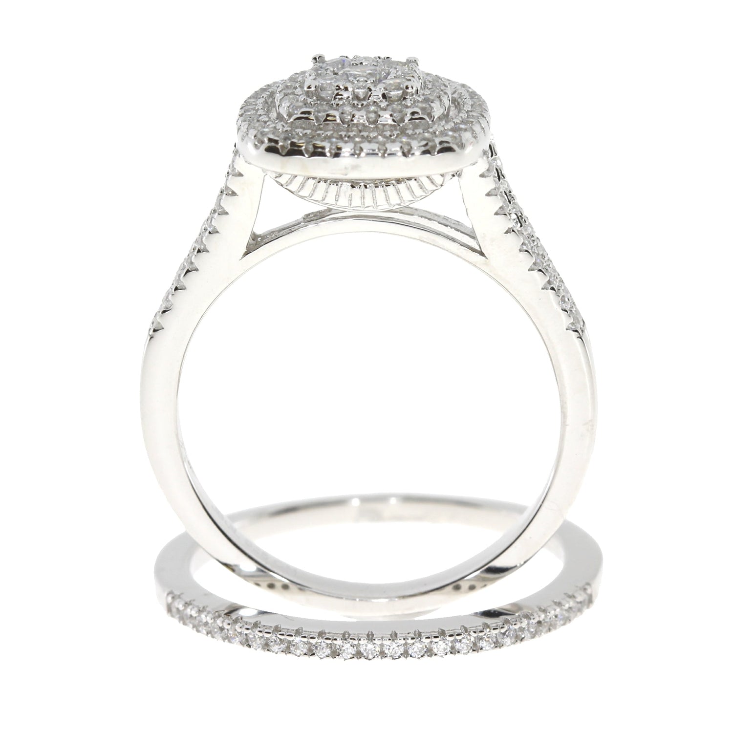 Genuine Cubic Zirconium CZ SS Bridal Sterling Silver by Bids.com