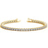 Lab Grown Round Diamond Tennis Bracelet in 14k Yellow Gold (7 cctw F/G VS2/SI1) by Bids.com