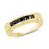 0.50 Carat Genuine Black Diamond .925 Sterling Silver Ring by Bids.com