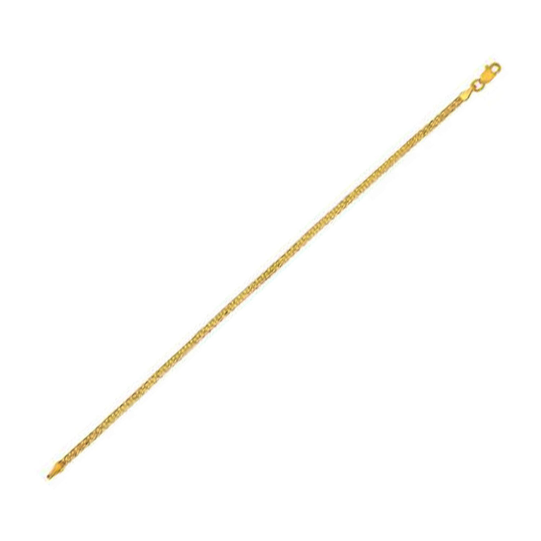 14k Yellow Gold Bismark Bracelet (2.50 mm)  DestGlow