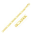 4.5mm 14k Yellow Gold Solid Figaro Bracelet  DestGlow