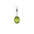 .50ct Peridot Diamond Fashion Pendants 10KT White Gold by Bids.com