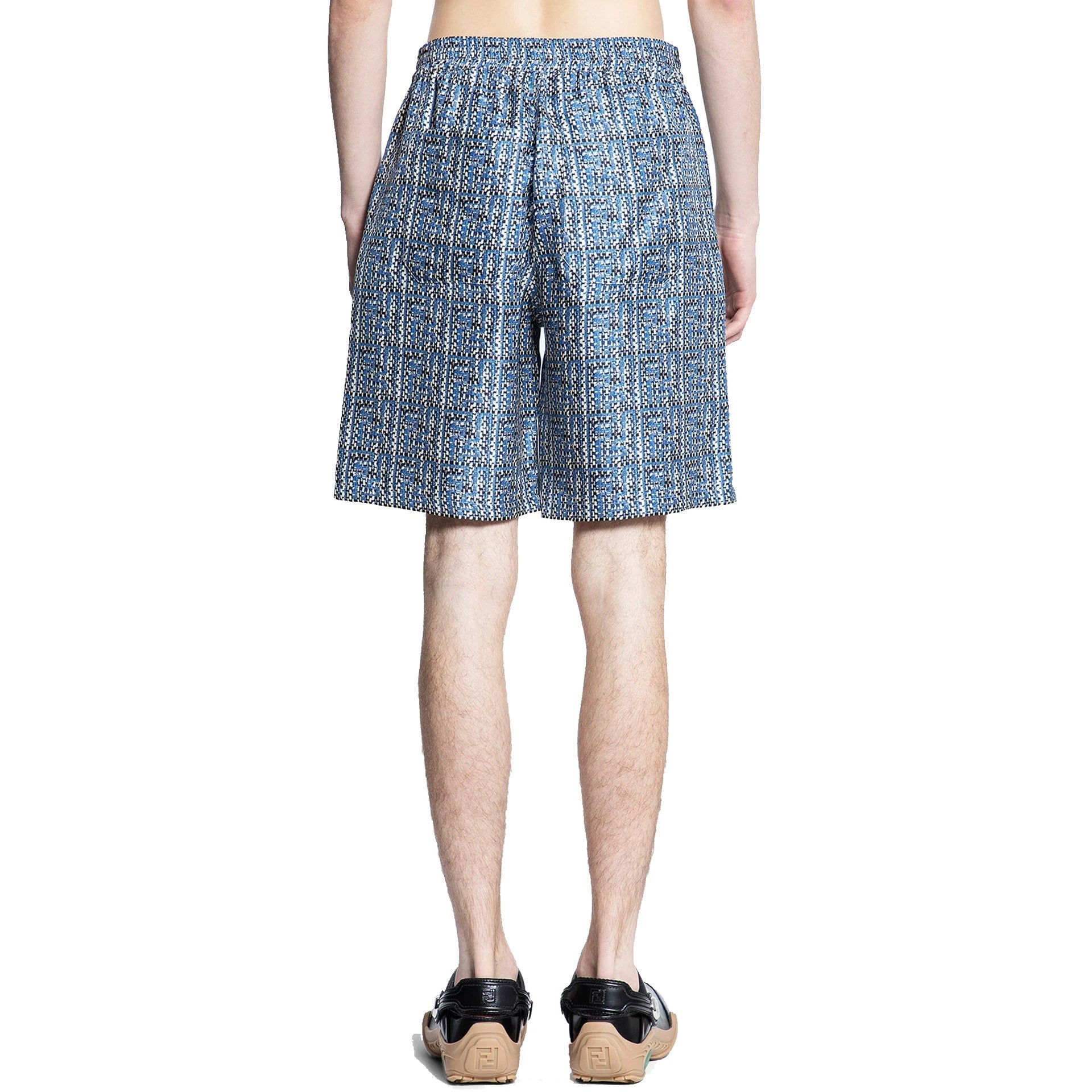 Fendi Printed Silk Shorts Men by Luosophy