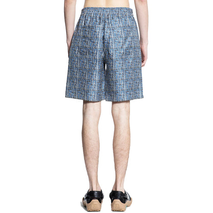 Fendi Printed Silk Shorts Men by Luosophy