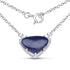 3.92 Carat Genuine Blue Aventurine .925 Sterling Silver Pendant by Bids.com