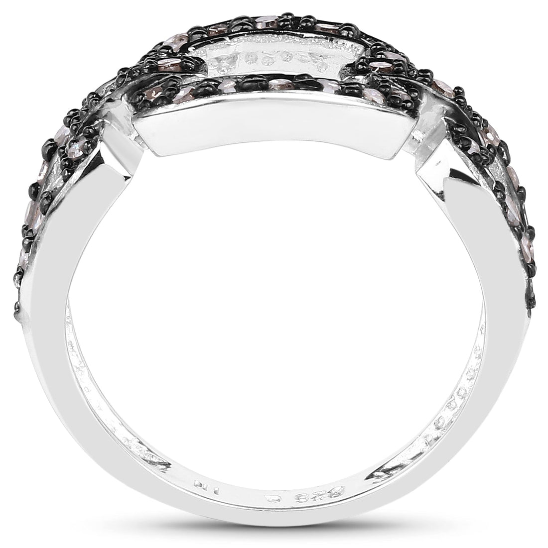 0.32 Carat Genuine Champagne Diamond .925 Sterling Silver Ring by Bids.com